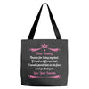 Dear Daddy, Thanks for Being my Dad Baby Boy Letter to Father Tote Bags