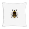 realistic bee Throw Pillow
