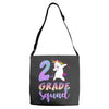 2nd grade squad Adjustable Strap Totes