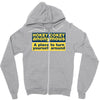 hokey cokey anonymous, ideal birthday gift or present Zipper Hoodie
