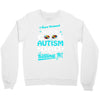 super cool autism dad Crewneck Sweatshirt