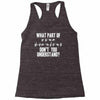 what part of sign language don't you understand Racerback Tank