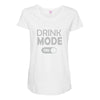 drink mode on Maternity Scoop Neck T-shirt