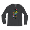Pride Floral LGBT Colors Long Sleeve Shirts