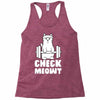 gym cat workout Racerback Tank