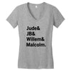 Jude JB Willem Malcolm Women's V-Neck T-Shirt