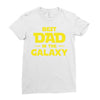 Best Dad in the Galaxy Ladies Fitted T-Shirt