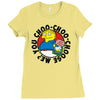 you choo choo choose me Ladies Fitted T-Shirt