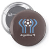 argentina 78 world cup 1978 retro football Pin-back button