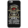 I'm A Veteran Dad T Shirt iPhone 6/6s Case