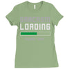 sarcasm loading funny joke Ladies Fitted T-Shirt