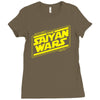 saiyan wars Ladies Fitted T-Shirt