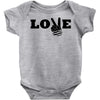 love peace Baby Onesie