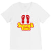 summer time flip flops V-Neck Tee