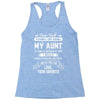 Dear Aunt, Thanks For Being My Aunt, Love, Your Favorite Racerback Tank