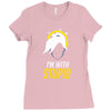 im with stupid Ladies Fitted T-Shirt