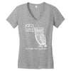 irritable owl syndrome Women's V-Neck T-Shirt