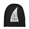 nice to eat you Baby Beanies