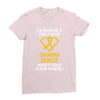 I'm Raising A Child With Childhood Cancer What's Your Super Power Ladies Fitted T-Shirt
