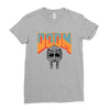 Doom With Mask Ladies Fitted T-Shirt