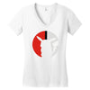 pikachu silhouette Women's V-Neck T-Shirt