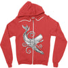 the squid vs Zipper Hoodie