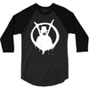 new v for vendetta logo 3/4 Sleeve Shirt
