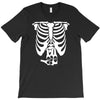 beer belly xray skeleton funny T-Shirt