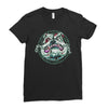 angry bulldog Ladies Fitted T-Shirt