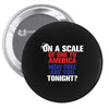 on a scale of one to america how free are you tonight Pin-back button