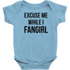 excuse me while i fangirl Baby Bodysuit