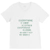 everything i like girls V-Neck Tee