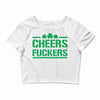 cheers fckers Crop Top