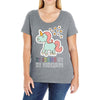 My Homework Ladies Curvy T-Shirt