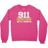 911 dispatcher heroes Crewneck Sweatshirt