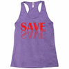 save red Racerback Tank