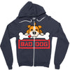 bad dog 3 Zipper Hoodie