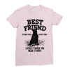 Best Friend Bull Terrier Ladies Fitted T-Shirt