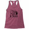 can't fly with the big girls Racerback Tank