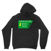 gps logo free exit 63 beach haven Unisex Hoodie