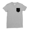 Free Birds Pocket Ladies Fitted T-Shirt