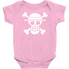 onepiece  straw hat crew flag luffy pirates anime Baby Onesie