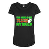 funny golf the older i get, ideal gift, birthday present Maternity Scoop Neck T-shirt