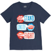 Women's March Stand Unite Fight V-Neck Tee