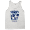 official t shirt mens you me at six sinners never sleep big all sizes Tank Top