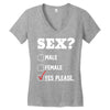 Sex Yes Please Women's V-Neck T-Shirt