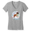my boxer is my baby Women's V-Neck T-Shirt