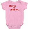 world in motion england italia 90 world cup football retro Baby Bodysuit