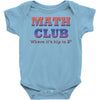 math club hippie hipster Baby Onesie