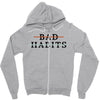 Bad Habits Zipper Hoodie
